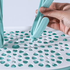Large Capacity Cup Drying Rack with Tray Gray