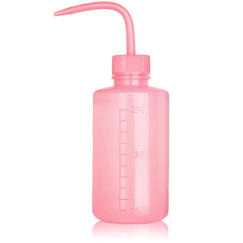 Wash Bottle 250ml 8oz Economy Plastic Squeeze Washing Bottle
