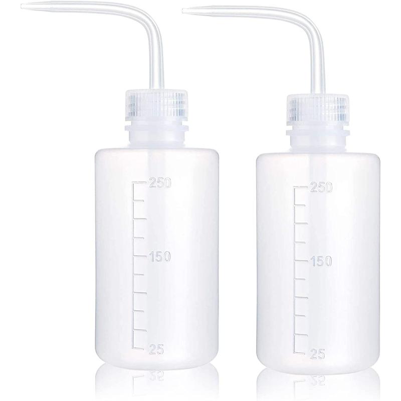 Wash Bottle 250ml 8oz Economy Plastic Squeeze Washing Bottle