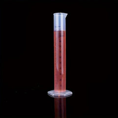 Clear Double-Sided Lab Graduated Cylinder Set with Brush Dropper