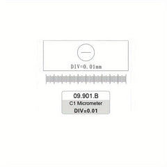 C1 Division 0 01mm Microscope Stage Calibration Slide Micrometer