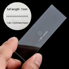 C1 Division 0 01mm Microscope Stage Calibration Slide Micrometer