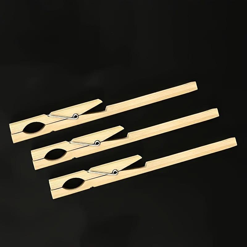2pcs Test Tube Clips Glass Test Tube Wooden Chemistry Experiment Equipment