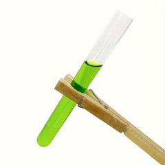 2pcs Test Tube Clips Glass Test Tube Wooden Chemistry Experiment Equipment