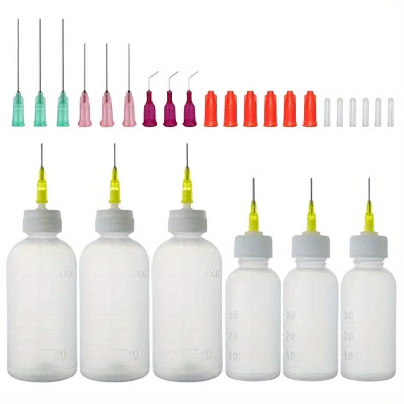 6pcs Syringe Bottles 30ml 50ml Dispensing Set