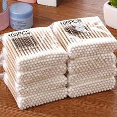 800 Disposable Double Headed Swabs for Makeup Removal and Ear Cleaning