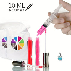 10pcs 10ML Plastic Syringes Lab Measurement Refilling Pet Feeding