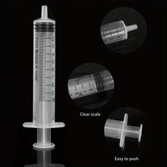 10pcs 10ML Plastic Syringes Lab Measurement Refilling Pet Feeding