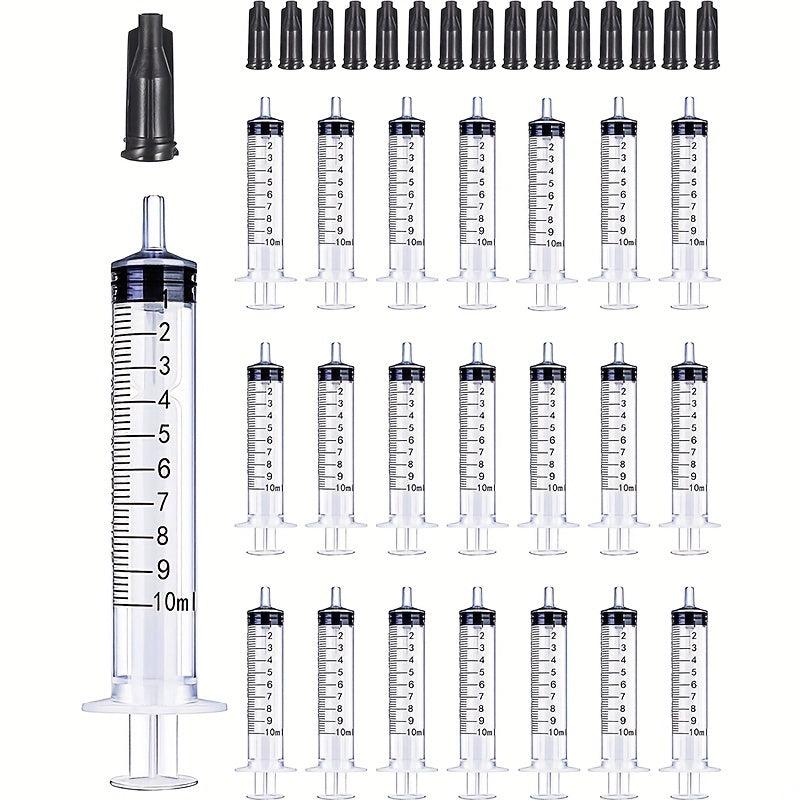 10pcs 10ML Plastic Syringes Lab Measurement Refilling Pet Feeding
