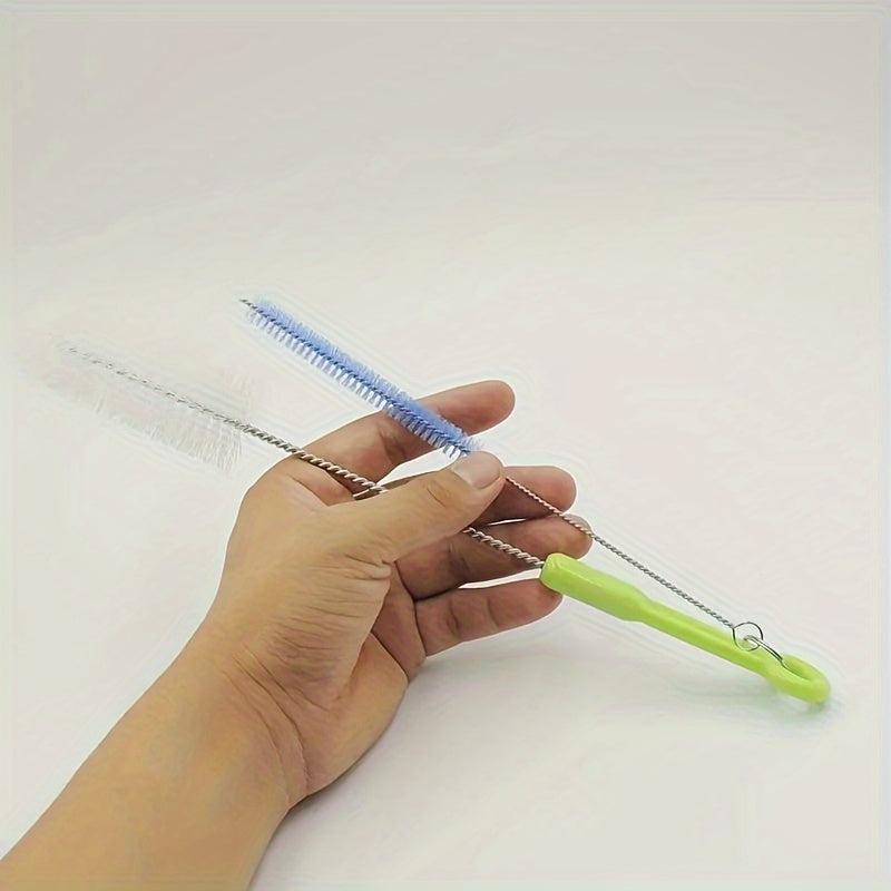 2pcs Bottle Straw Brush 360 Cleaner for Glass Cup Pacifier Kitchen Accessories