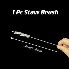 2pcs Bottle Straw Brush 360 Cleaner for Glass Cup Pacifier Kitchen Accessories
