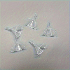 15pcs Clear Plastic Mini Funnel for Laboratory Bottle