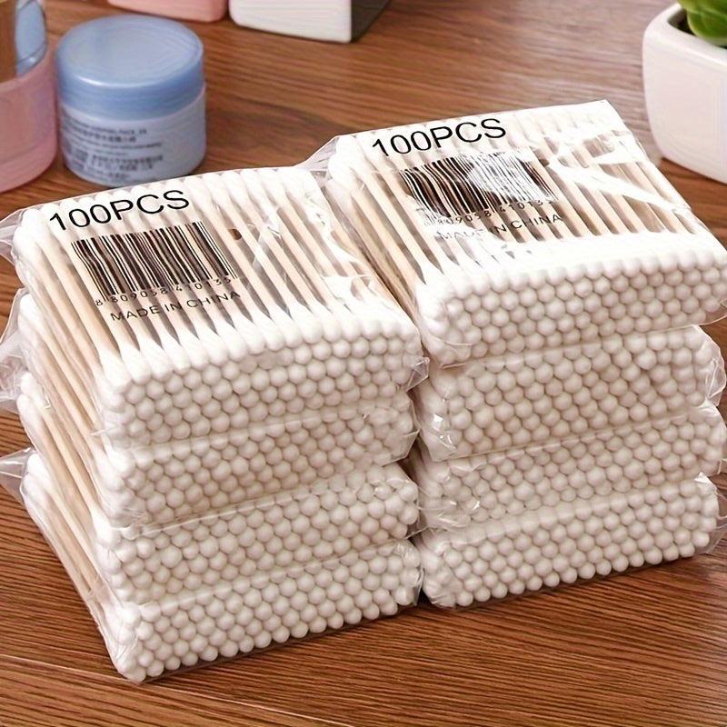 800 Disposable Double Headed Swabs for Makeup Removal and Ear Cleaning