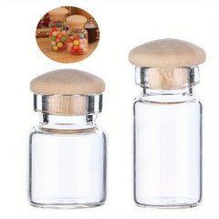 Mini Transparent Jar Model Lab Kitchen Toy