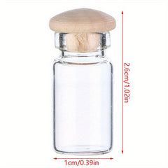 Mini Transparent Jar Model Lab Kitchen Toy
