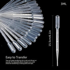 50pcs Plastic Transfer Pipettes Essential Beauty Tools