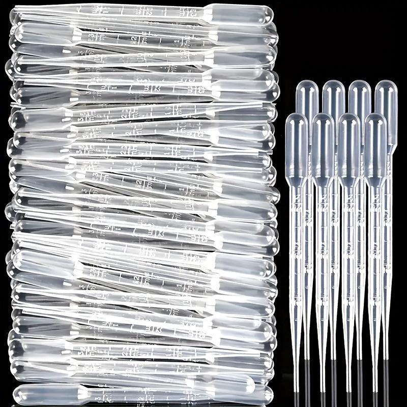 50pcs Plastic Transfer Pipettes Essential Beauty Tools