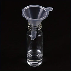 4pcs Clear Plastic Mini Funnel for Lab Bottles Essential Oils Perfumes Spices