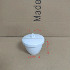 Thickened Ceramic Laboratory Crucible for Research