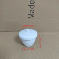 Thickened Ceramic Laboratory Crucible for Research