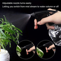 7pcs 8oz Empty Plastic Spray Bottles with Adjustable Nozzle, Funnel, and Labels