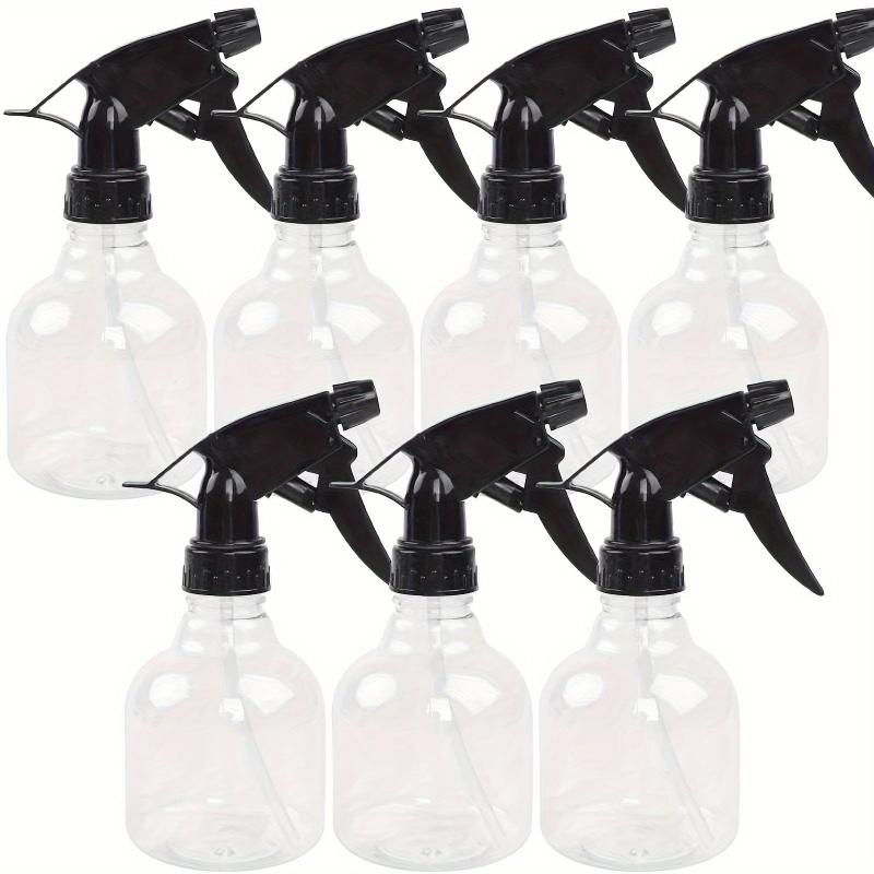 7pcs 8oz Empty Plastic Spray Bottles with Adjustable Nozzle, Funnel, and Labels