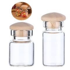 Mini Transparent Candy Food Jar Model Kitchen Accessories