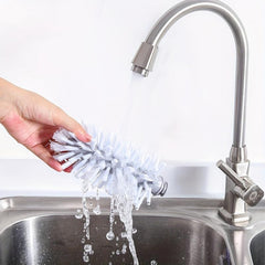 Suction Cup Glass Bottle Cleaning Brush - Kitchen Rotate Wash Cup Brush