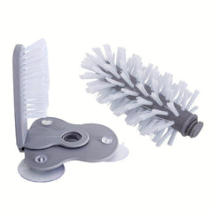 Suction Cup Glass Bottle Cleaning Brush - Kitchen Rotate Wash Cup Brush