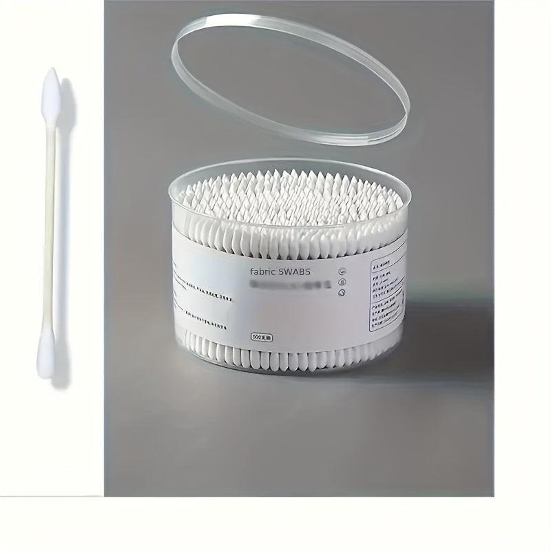 500pcs Cotton Swabs with Round Tips Ear Cleaning Cotton Buds