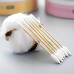 500pcs Cotton Swabs with Round Tips Ear Cleaning Cotton Buds