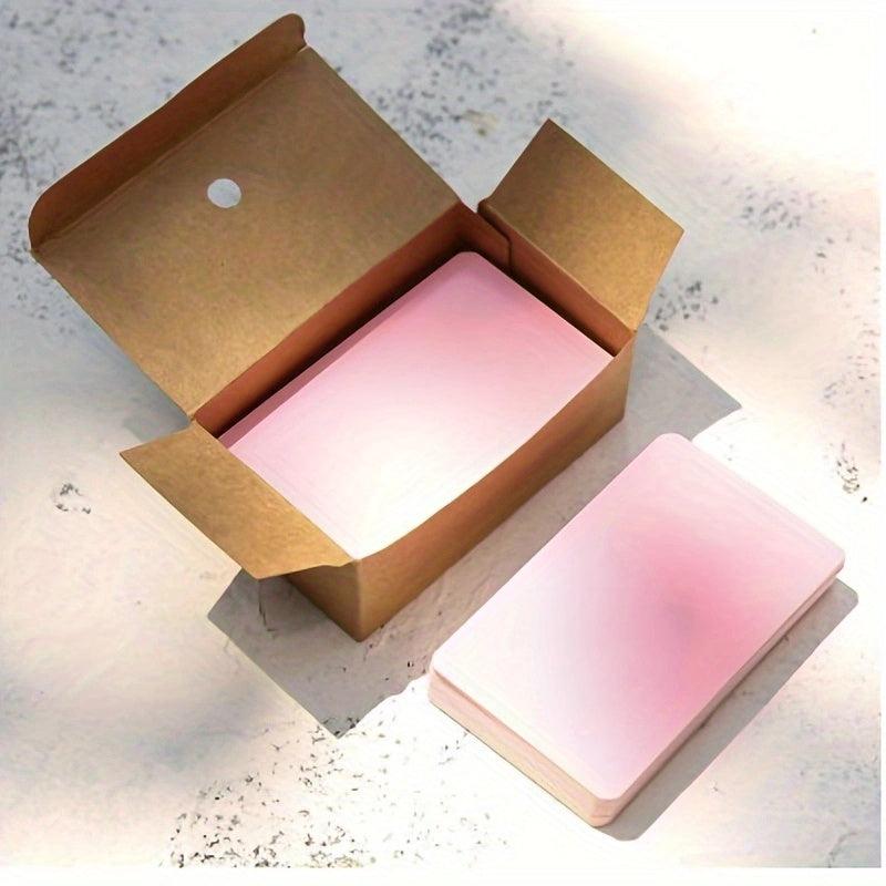 100pcs Blank Card Greeting Postcard Graffiti Bookmark Note Pad