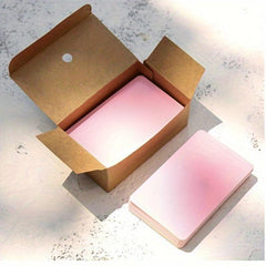 100pcs Blank Card Greeting Postcard Graffiti Bookmark Note Pad