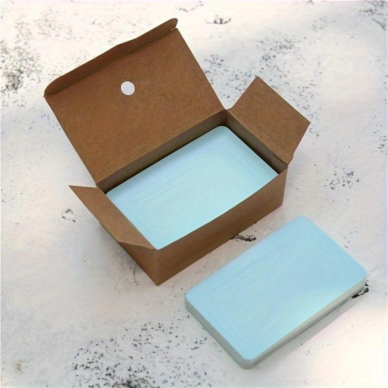 100pcs Blank Card Greeting Postcard Graffiti Bookmark Note Pad