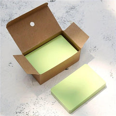 100pcs Blank Card Greeting Postcard Graffiti Bookmark Note Pad