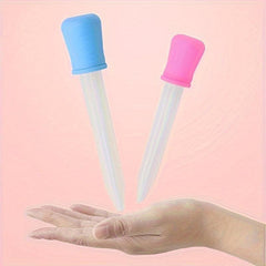 5pcs Silicone Liquid Droppers for Candy Molds & Medicine
