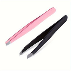 Stainless Steel Eyebrow Tweezers Makeup Tool for Beauty Salon Home Use