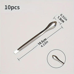 10pcs Small Spoon Shovel Fill Pill Capsules Lab Supplies