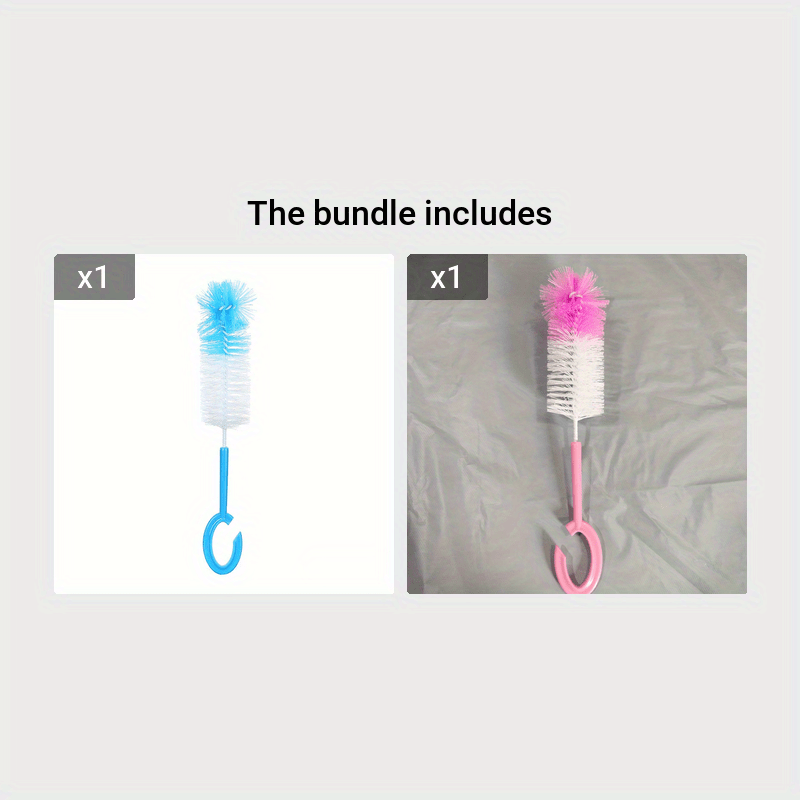 Household Hanging Decontamination Cleaning Brush Long Handle Cup Brush
