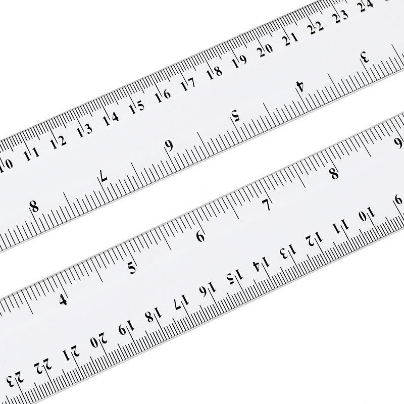 5pcs Plastic Ruler Straight Drawing Stationery Student Ruler School Office