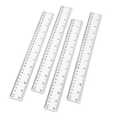 5pcs Plastic Ruler Straight Drawing Stationery Student Ruler School Office