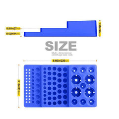 Lab Centrifuge Tube Rack 0.2-50mL Stepped Test Tube Holder
