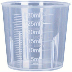20pcs 30ml Transparent Plastic Measuring Cup Graduated Cup