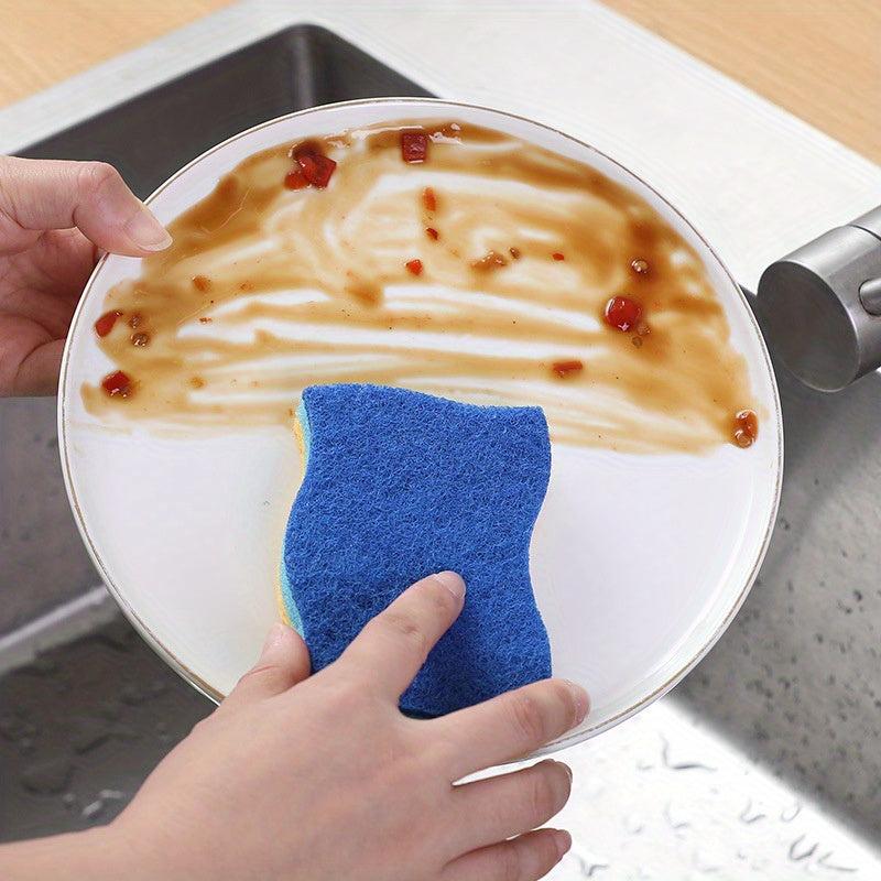 Wood Pulp Cotton Dishwashing Sponge Kitchen Cleaning Sponge Block