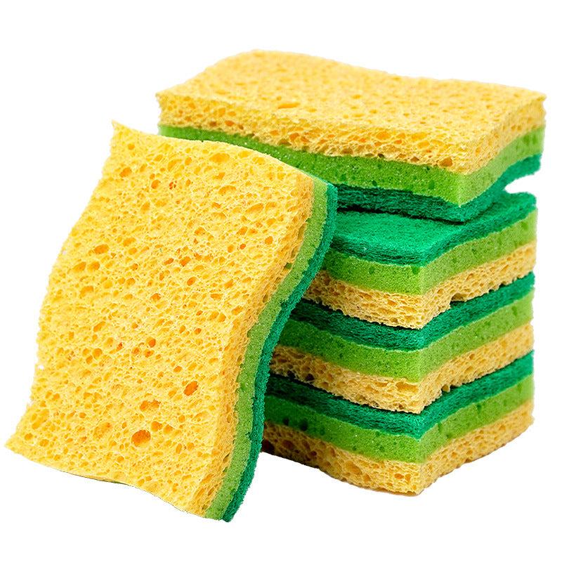 Wood Pulp Cotton Dishwashing Sponge Kitchen Cleaning Sponge Block