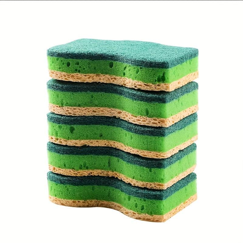 Wood Pulp Cotton Dishwashing Sponge Kitchen Cleaning Sponge Block