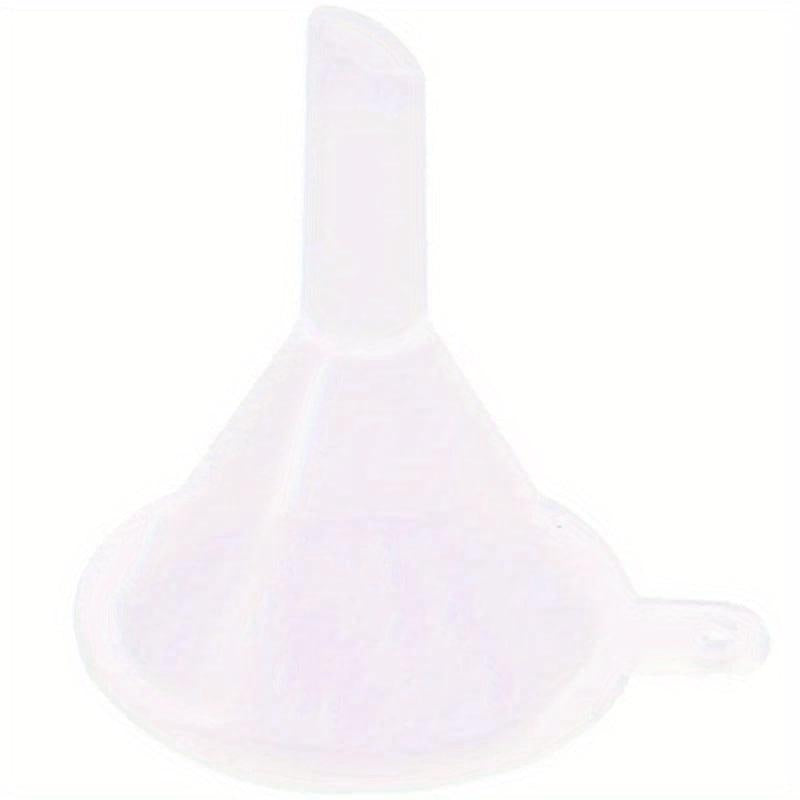 12pcs Mini Plastic Funnel Small Mouth Liquid Funnels Lab Supplies Tools