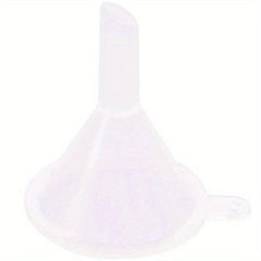 12pcs Mini Plastic Funnel Small Mouth Liquid Funnels Lab Supplies Tools