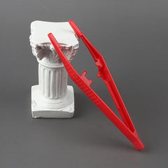 10pcs Disposable Plastic Tweezers for First Aid Medical Crafts Lab School