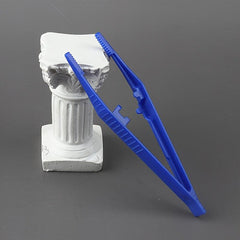 10pcs Disposable Plastic Tweezers for First Aid Medical Crafts Lab School